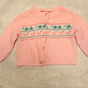 Vintage knit button closure sweater